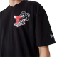 NEW ERA CHICAGO BULLS NBA ARCH WORDMARK OVERSIZED T-SHIRT 'BLACK'