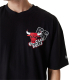 NEW ERA CHICAGO BULLS NBA ARCH WORDMARK OVERSIZED T-SHIRT 'BLACK'