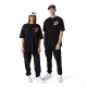 NEW ERA CHICAGO BULLS NBA ARCH WORDMARK OVERSIZED T-SHIRT 'BLACK'