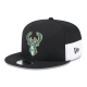 NEW ERA MILWAUKEE BUCKS MULTI PATCH 9FIFTY SNAPBACK CAP 'BLACK'