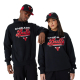 NEW ERA CHICAGO BULLS NBA RETRO GRAPHIC BLACK OVERSIZED HOODIE 'BLACK'