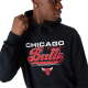 NEW ERA CHICAGO BULLS NBA RETRO GRAPHIC BLACK OVERSIZED HOODIE 'BLACK'