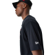 NEW ERA CHICAGO BULLS NBA RETRO GRAPHIC BLACK OVERSIZED T-SHIRT 'BLACK'