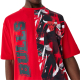 NEW ERA CHICAGO BULLS NBA CUT AND SEW RED OVERSIZED T-SHIRT 'RED'