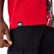 NEW ERA CHICAGO BULLS NBA CUT AND SEW RED OVERSIZED T-SHIRT 'RED'