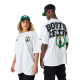 NEW ERA BOSTON CELTICS NBA LARGE GRAPHIC WHITE OVERSIZED T-SHIRT 'WHITE'