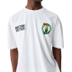 NEW ERA BOSTON CELTICS NBA LARGE GRAPHIC WHITE OVERSIZED T-SHIRT 'WHITE'