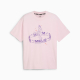PUMA X MELO IRIDESCENT SHORT SLEEVE T-SHIRT 'PINK'