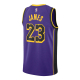 JORDAN LOS ANGELES LAKERS LEBRON JAMES DRI-FIT NBA STATEMENT EDITION 2022/23 JERSEY 'PURPLE'
