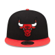 NEW ERA CHICAGO BULLS NBA TEAM PATCH 9FIFTY SNAPBACK CAP 'BLACK'