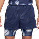 NIKE JA MORANT DRI-FIT 2-IN-1 4" BASKETBALL SHORTS 'NAVY BLUE'
