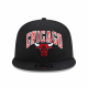 NEW ERA CHICAGO BULLS NBA PATCH 9FIFTY SNAPBACK CAP 'BLACK'