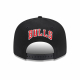 CHICAGO BULLS NBA PATCH 9FIFTY SNAPBACK CAP 'BLACK'