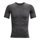 UA HEATGEAR ARMOUR SHORT SLEEVE T-SHIRT 'GREY'