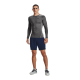 UA HEATGEAR ARMOUR COMPRESSION LONG SLEEVE T-SHIRT 'GREY'