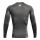 UA HEATGEAR ARMOUR COMPRESSION LONG SLEEVE T-SHIRT 'GREY'