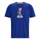 UA CURRY BOBBLEHEAD SHORT SLEEVE T-SHIRT 'BLUE'