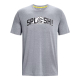 UA CURRY 30 RANGE SHORT SLEEVE T-SHIRT 'GREY'