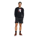 UA STEPH CURRY X BRUCE LEE FIRE LONG SLEEVE T-SHIRT 'BLACK'