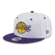 NEW ERA LOS ANGELES LAKERS WHITE CROWN PATCH 9FIFTY SNAPBACK CAP 'WHITE'