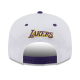 NEW ERA LOS ANGELES LAKERS WHITE CROWN PATCH 9FIFTY SNAPBACK CAP 'WHITE'