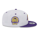 NEW ERA LOS ANGELES LAKERS WHITE CROWN PATCH 9FIFTY SNAPBACK CAP 'WHITE'