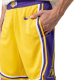 NIKE LOS ANGELES LAKERS ICON EDITION NBA SWINGMAN SHORTS 'YELLOW/PURPLE'