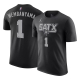 JORDAN SAN ANTONIO SPURS VICTOR WEMBANYAMA #1 STATEMENT EDITION NBA T-SHIRT 'BLACK'