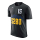 NIKE DENVER NUGGETS NIKOLA JOKIC #15 CITY EDITION NBA T-SHIRT 'BLACK'