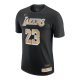 NIKE LOS ANGELES LAKERS LEBRON JAMES #23 SELECT SERIES NBA T-SHIRT 'BLACK'