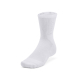 UA 3-MAKER MID-CREW SOCKS (3 PAIRS) 'WHITE'