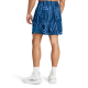 UA BASELINE PRINTED SHORTS 'BLUE'