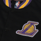 NBA LOS ANGELES LAKERS PRINTED VARSITY JACKET 'BLACK'