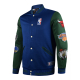 NBA MULTI LOGO VARSITY JACKET 'ROYAL BLUE'