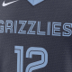 NIKE MEMPHIS GRIZZLIES JA MORANT DRI-FIT NBA SWINGMAN ICON EDITION JERSEY 'NAVY BLUE'