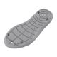 UA LOCKER IV WOMEN'S SLIDES 'GREY'