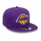 NEW ERA LOS ANGELES LAKERS NBA REAR LOGO 9FIFTY SNAPBACK CAP 'PURPLE'