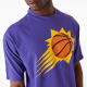 NEW ERA PHOENIX SUNS NBA COLOUR BLOCK OVERSIZED T-SHIRT 'PURPLE'