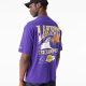 NEW ERA LOS ANGELES LAKERS NBA CHAMPIONSHIP OVERSIZED T-SHIRT 'PURPLE'