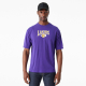 NEW ERA LOS ANGELES LAKERS NBA CHAMPIONSHIP OVERSIZED T-SHIRT 'PURPLE'