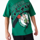 NEW ERA BOSTON CELTICS NBA LARGE WORDMARK OVERSIZED T-SHIRT 'GREEN'