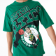 NEW ERA BOSTON CELTICS NBA LARGE WORDMARK OVERSIZED T-SHIRT 'GREEN'