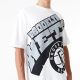 NEW ERA BROOKLYN NETS NBA LARGE WORDMARK OVERSIZED T-SHIRT 'WHITE'
