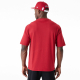 NEW ERA MIAMI HEAT NBA LARGE WORDMARK DARK OVERSIZED T-SHIRT 'RED'