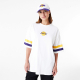 NEW ERA LOS ANGELES LAKERS NBA ARCH GRAPHIC OVERSIZED T-SHIRT 'WHITE'