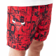 NEW ERA CHICAGO BULLS NBA ALL OVER PRINT SHORTS 'RED'