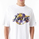 NEW ERA LOS ANGELES LAKERS NBA LARGE INFILL OVERSIZED T-SHIRT 'WHITE'