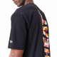 MIAMI HEAT NBA LARGE INFILL OVERSIZED T-SHIRT 'BLACK'