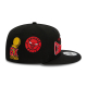 NEW ERA CHICAGO BULLS CHAMPIONS PATCH 9FIFTY SNAPBACK CAP 'BLACK'