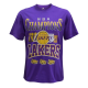 LOS ANGELES LAKERS CHAMPIONS GRAPHIC PRINT OVERSIZED T-SHIRT 'PURPLE'